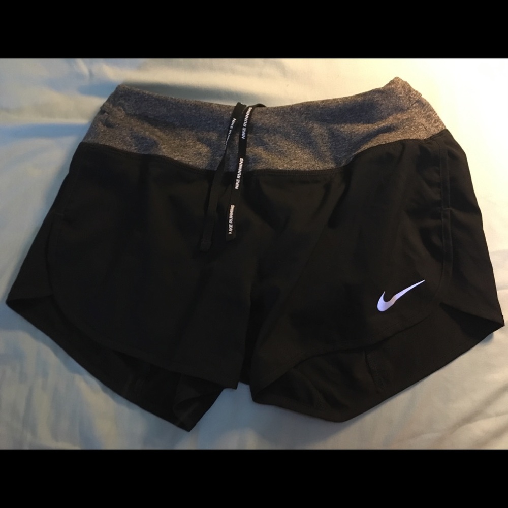 NWOT Nike Dri Fit Black Athletic Running Shorts